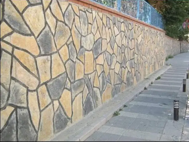 Moloz desenli kayrak taşı duvar kaplaması