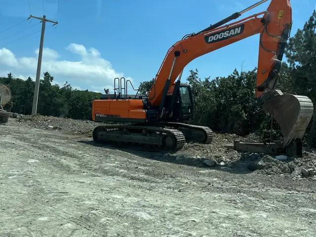Doosan paletli ekskavatör