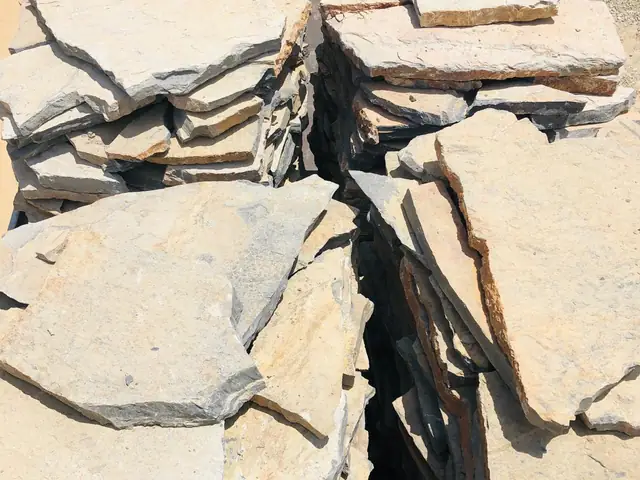 Büyük ebatlı kayrak taşı plakaları