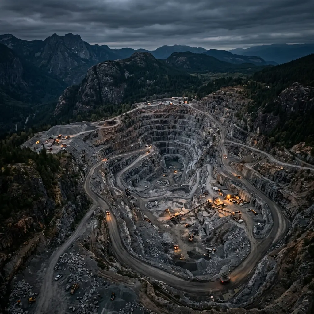 Maden ocağı görünümü
